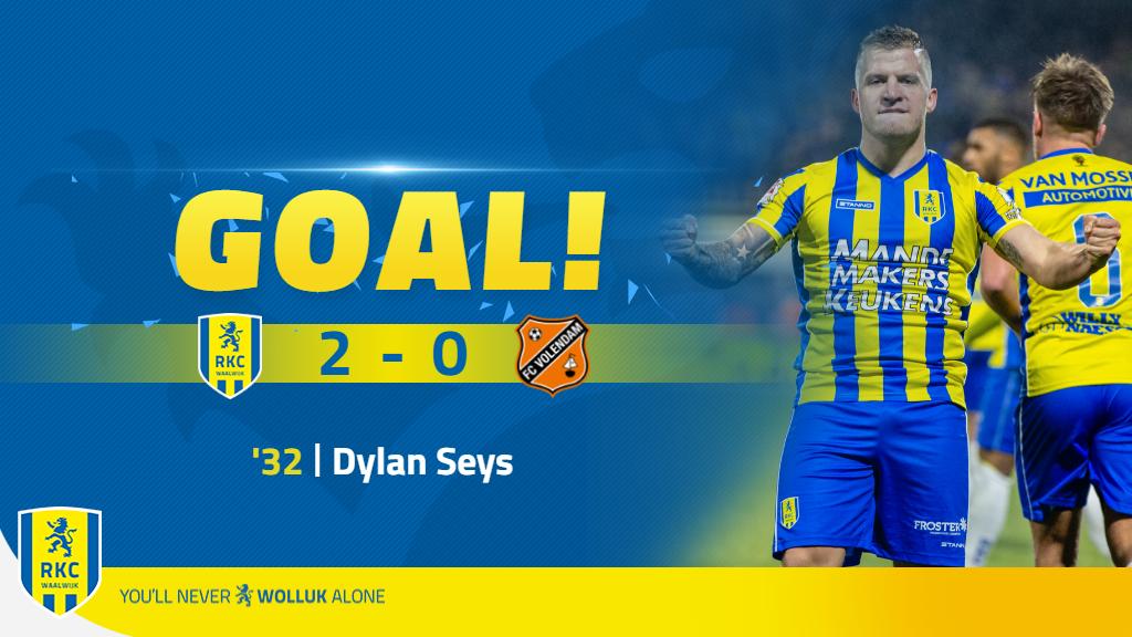 YESSS!

😍 Op aangeven van Hansson knalt Dylan Seys de 2-0 binnen!

#rkcvol