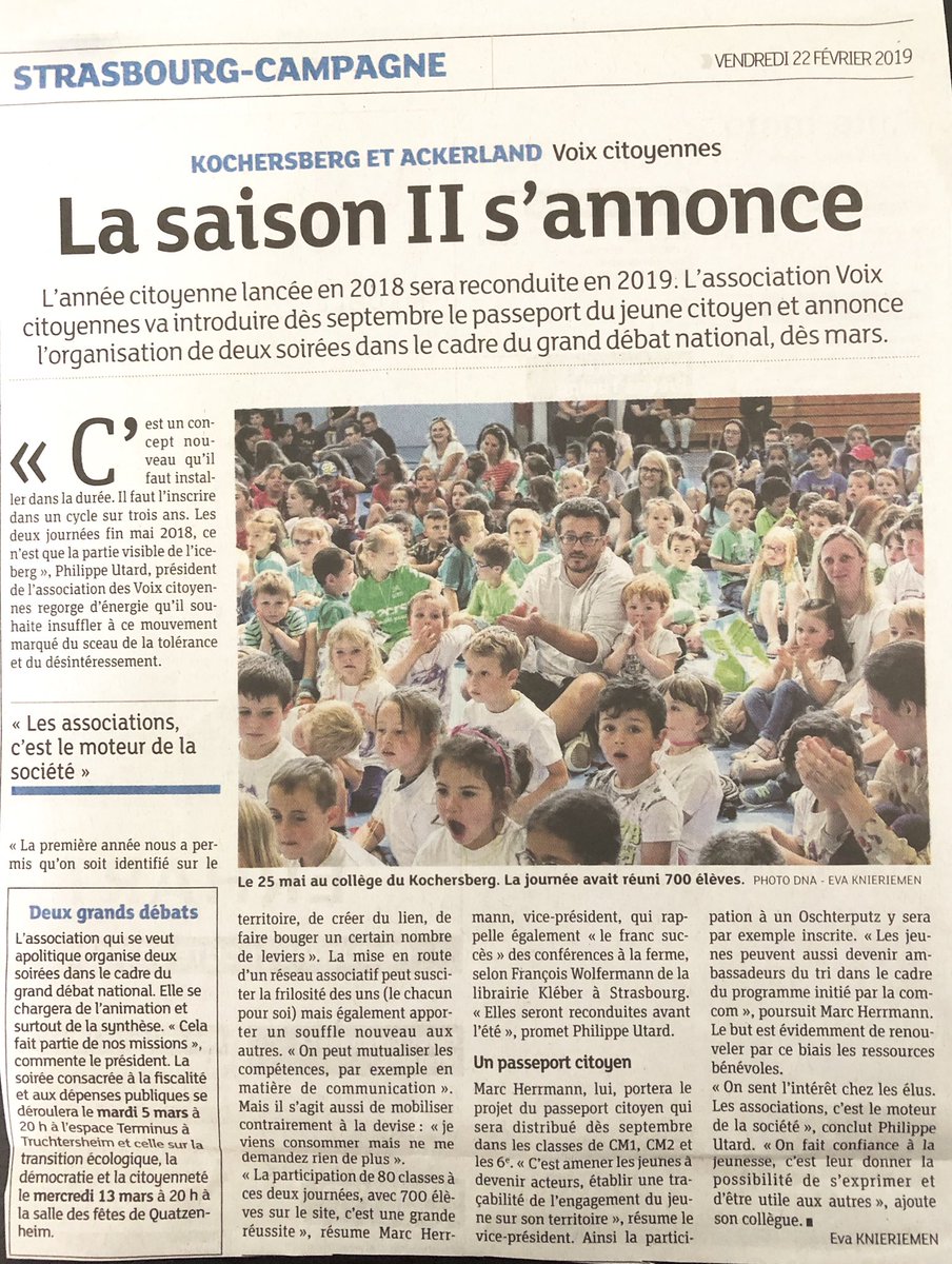 utard_phutard's tweet image. Dans la presse de ce jour...
#citoyenneté #GrandDebat #kochersberg  @MartineWonner @SRohfritsch