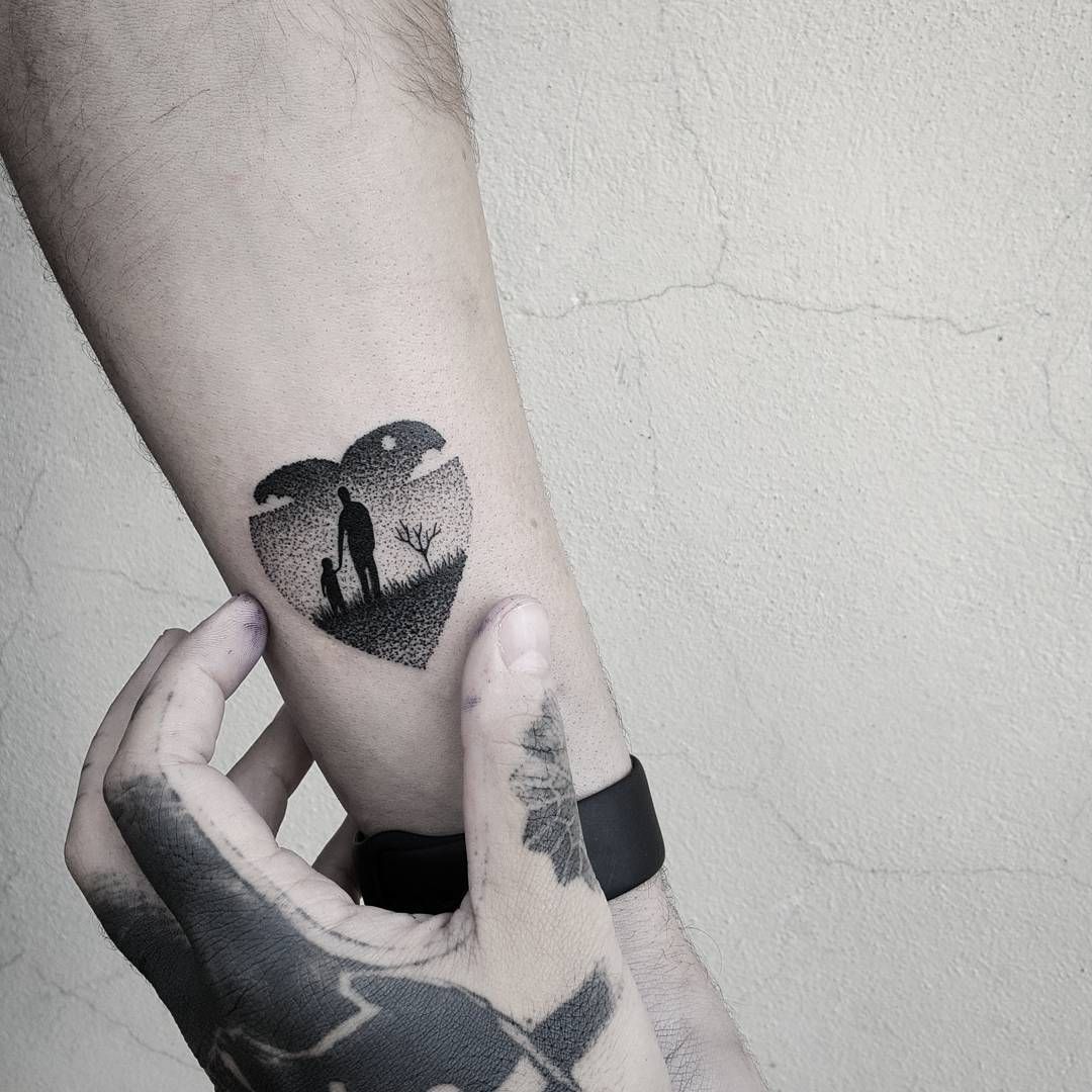 16 Heartwarming Father And Daughter Tattoos  Tattoodo