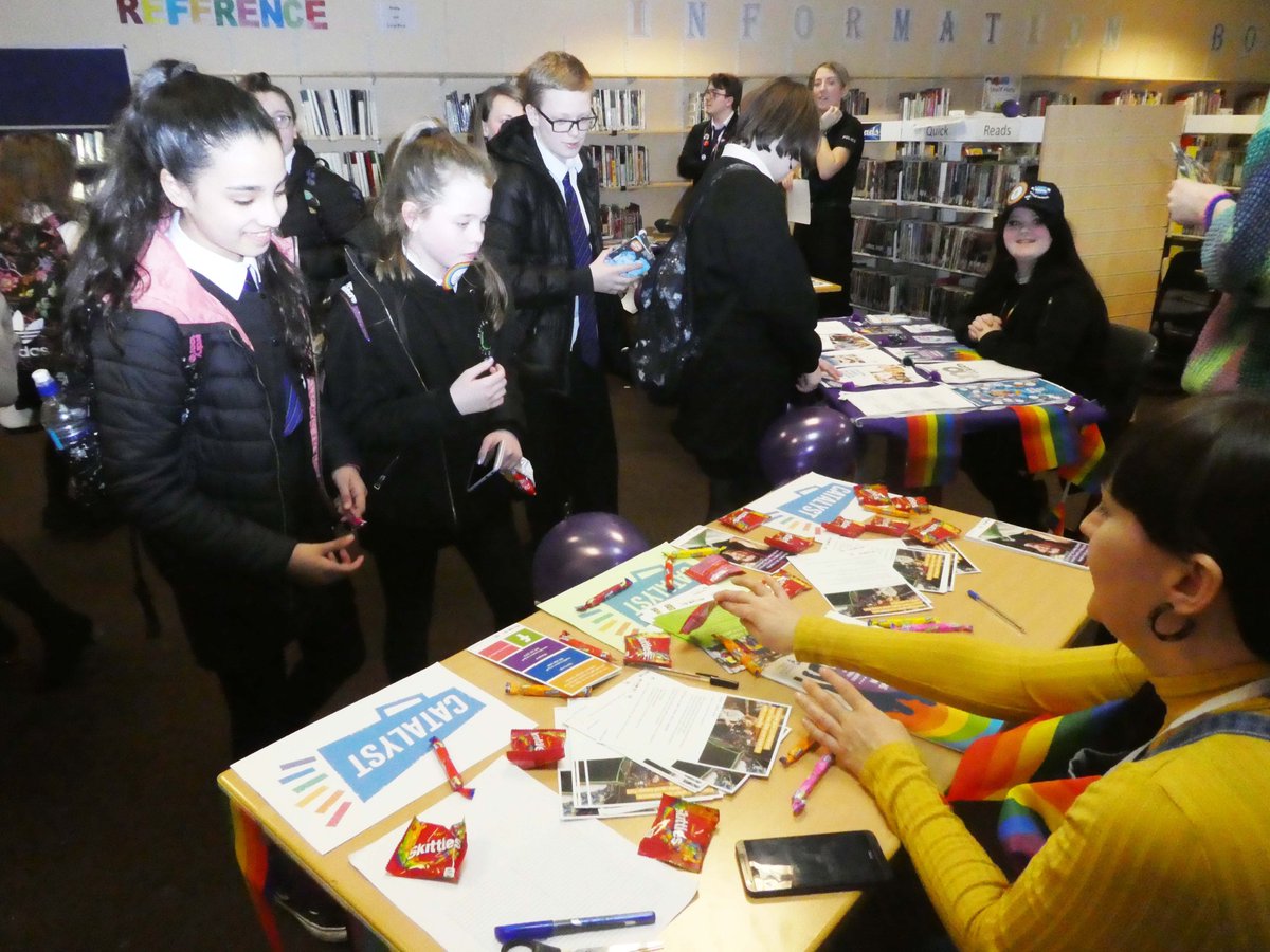 Thank You Laura &amp; co <a href="/moveonscotland/">Move On</a> you have inspired our pupils to visit you and join up as Mentors..some other pupils really liked your skittles 2. <a href="/RosshallAcademy/">Rosshall Academy</a> @LGBTYS @ybspig Thanks for visiting us