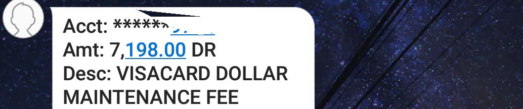 @segalink @gtbank The scam is a big one.

I saw the alert today and i was like...7,198 for what!!!!....maintaining a card i didn't even use...This is a Daylight Robbery...Imagine #7,198 from 1m accounts....Thats over N7B.
@gtbank #RefundOur#7k #BankingReform