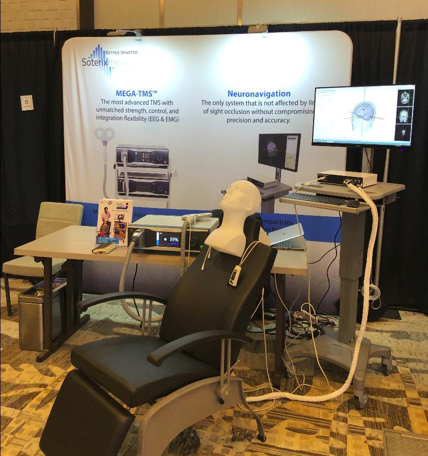 SoterixMedical's tweet photo. Visit us at #ClinicalTMS to see a live demo of our Navigated #TMS in action. Our solution allows combining with coils from different manufacturers https://t.co/PC7ChnGd0e #navigation #CTMSS https://t.co/QQRrkuSh5Y