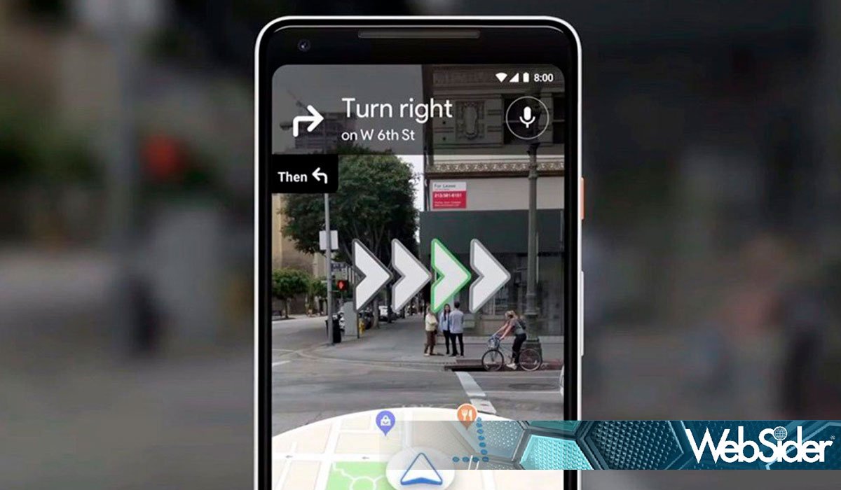 WebSiderMx's tweet photo. #Google Maps lanzó navegación con realidad aumentada. https://t.co/UmMoztJEWy