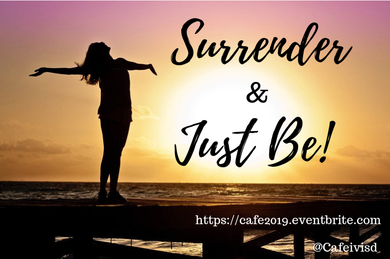 cafeIVISD's tweet photo. Do you know how it feels to surrender? If so please share with us how. #SPIRIT #SpiritChat #freedom #Divine #CoachingCafe #Maryland https://t.co/pKevx1JC6y