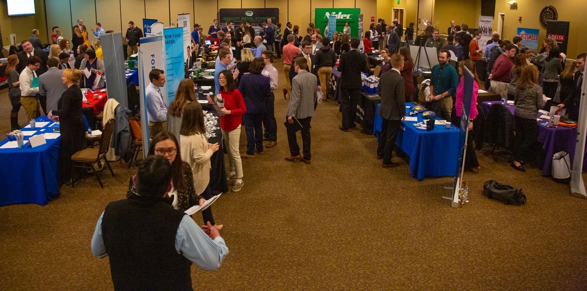 Thank you to all our great students and employers who came out to the career fair this week. Who was your favorite company to talk to?