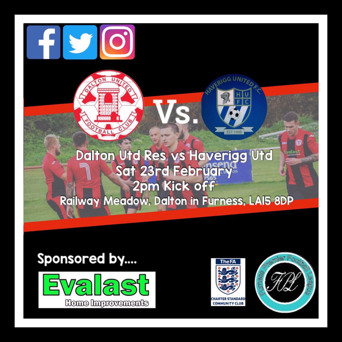 daltonunitedfc's tweet photo. ๐จ๐จMatch Day ๐จ๐จ
.
โฝ๏ธ The club will be open all afternoon. If your free come down, watch the game and enjoy a drink in the clubhouse, we are a family based club and love to see fresh faces supporting the ladsโฝ๏ธ
.
#upthebullets #football #bargainbooze #evalast #timpson https://t.co/cY4gq2XctJ