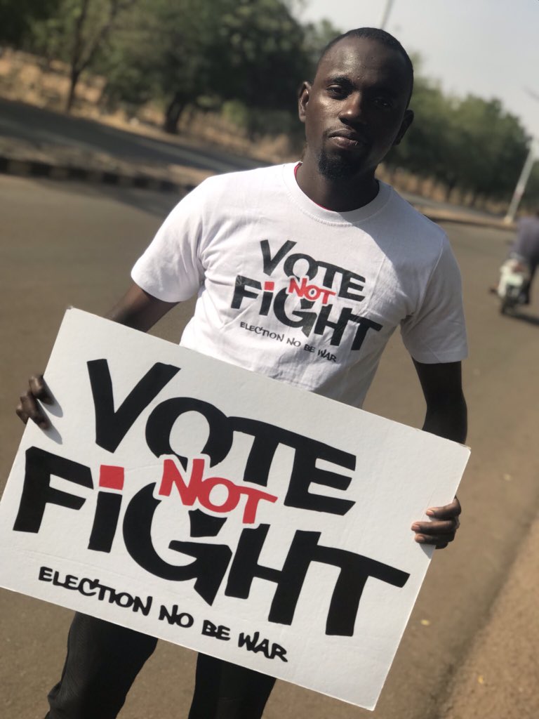 BabangidaBUmar's tweet photo. Tomorrow is the day. Come out and votes massively and wisely #votenotfight #SnatchAtYouOwnRisk #sokoto https://t.co/fHT9r0SN1P
