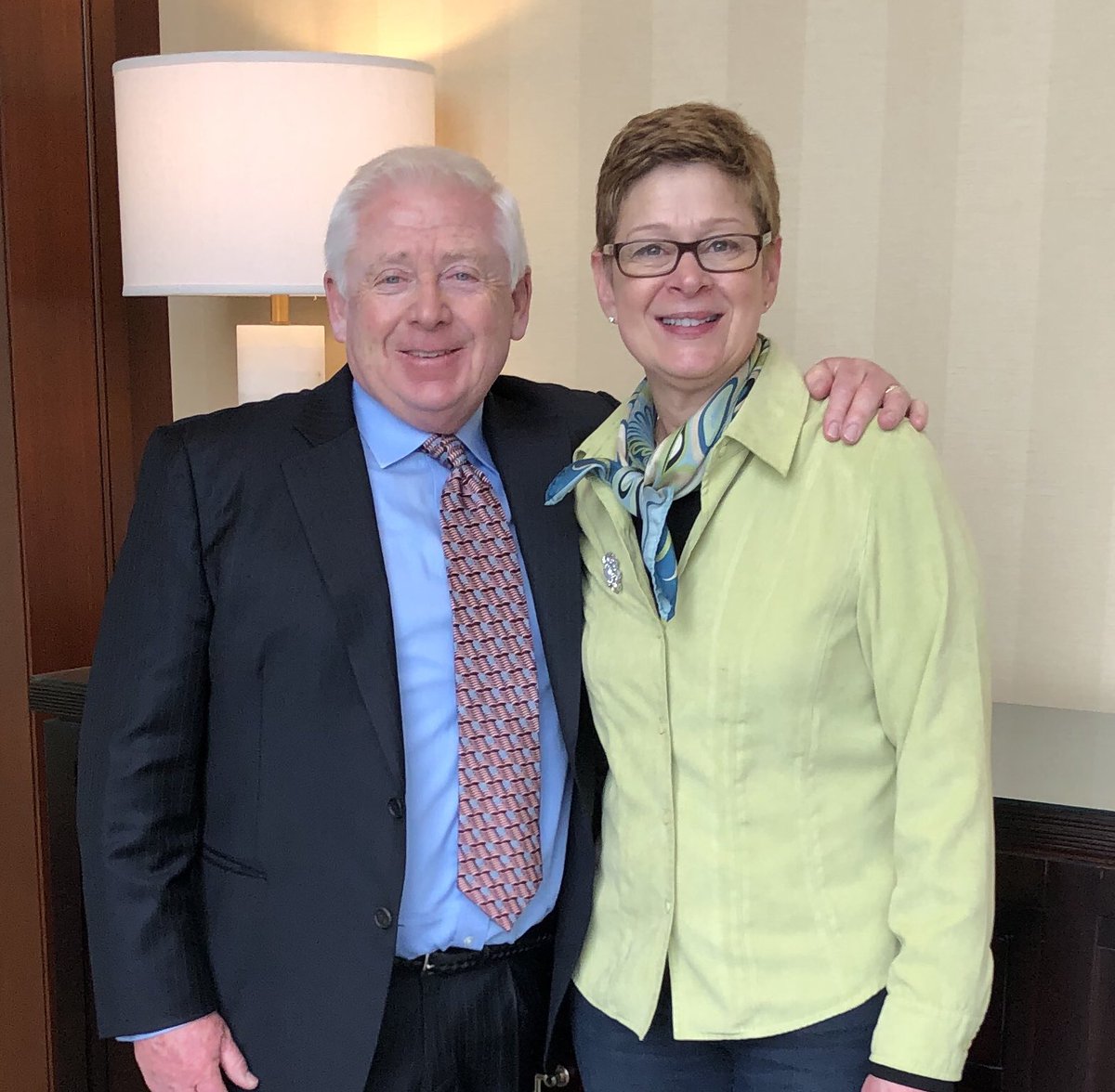 Colleen_Roanoke's tweet photo. Great to see former US Customs Service Commissioner George Weise at #atcc2019 @RoanokeTrade @DeleonTrade @GlobalTradeNews https://t.co/On7cmCHbzS