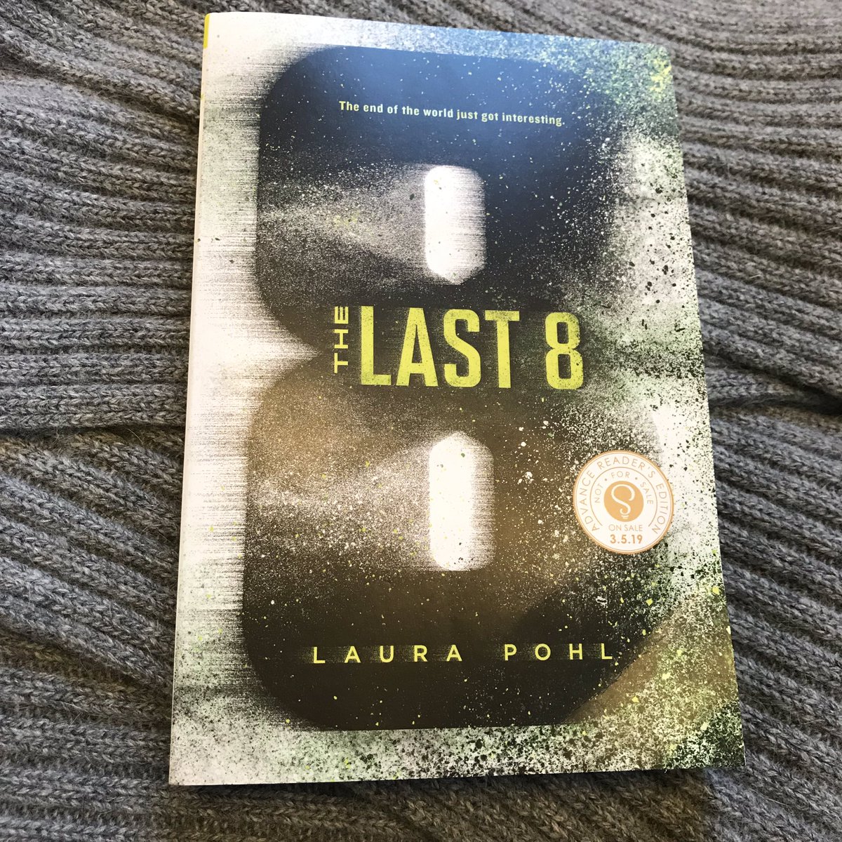 SeeOwlRead's tweet photo. A huge thank you to @SourcebooksFire for sending along an ARC of THE LAST 8! I’m already thinking of books I’ll recommend for #QueerInSpace 2019 and I’m definitely hoping this one will make lots of lists.
Also, it’s my first ever physical ARC sent to me by a publisher! 😃🥰 https://t.co/J6zqHRados