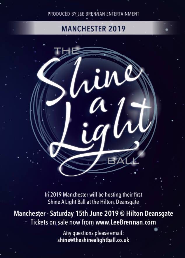 #Manchester <a href="/ShineALightBall/">TheShineALightBall</a> 

Help us raise thousands of pounds for <a href="/macmillancancer/">Macmillan Cancer Support</a> at the @HiltonMCR on Sat 15th June 2019.

Tickets &amp; Info >> leebrennan.com or email stephanie@ledigopr.co.uk

<a href="/GO_PR_EVENTS/">GO: PR // GO: Events</a> @stephledigo
