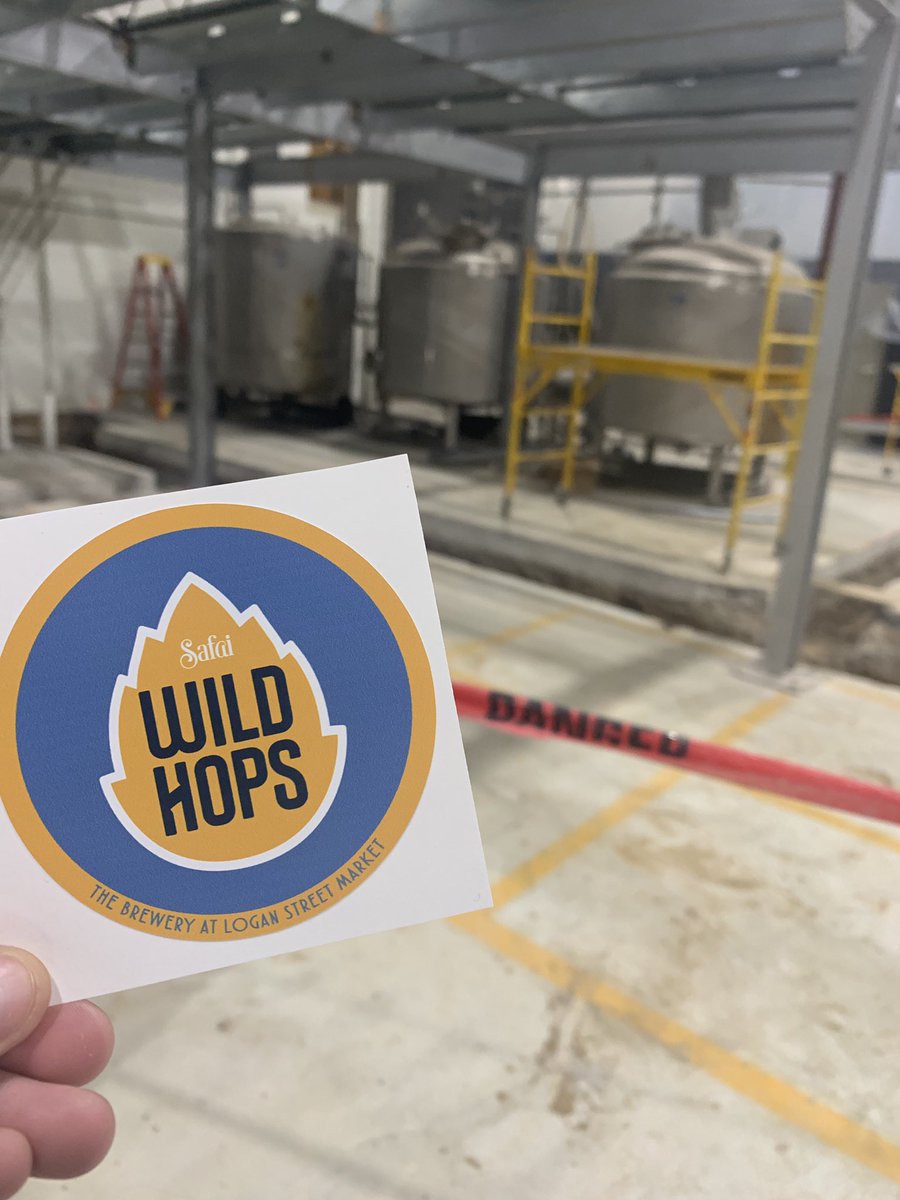 LoganStMarket's tweet photo. *DANGER* Wild Hops brewery is on the way 😎🍻
.
.
#futurebrewery #loganstreetmarket #lsm #publicmarket #wildhops #brewery #beer #underconstruction #meetusatthemarket #growwithus https://t.co/33M3vAMeN4
