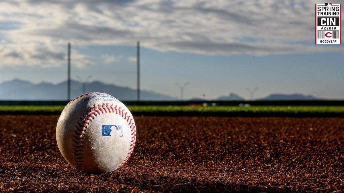 Reds's tweet photo. 24 hours from right now, the Reds will play a baseball game. #RedsST 🌵⚾️

CC: Hi @Indians! https://t.co/7Eli74BcbU