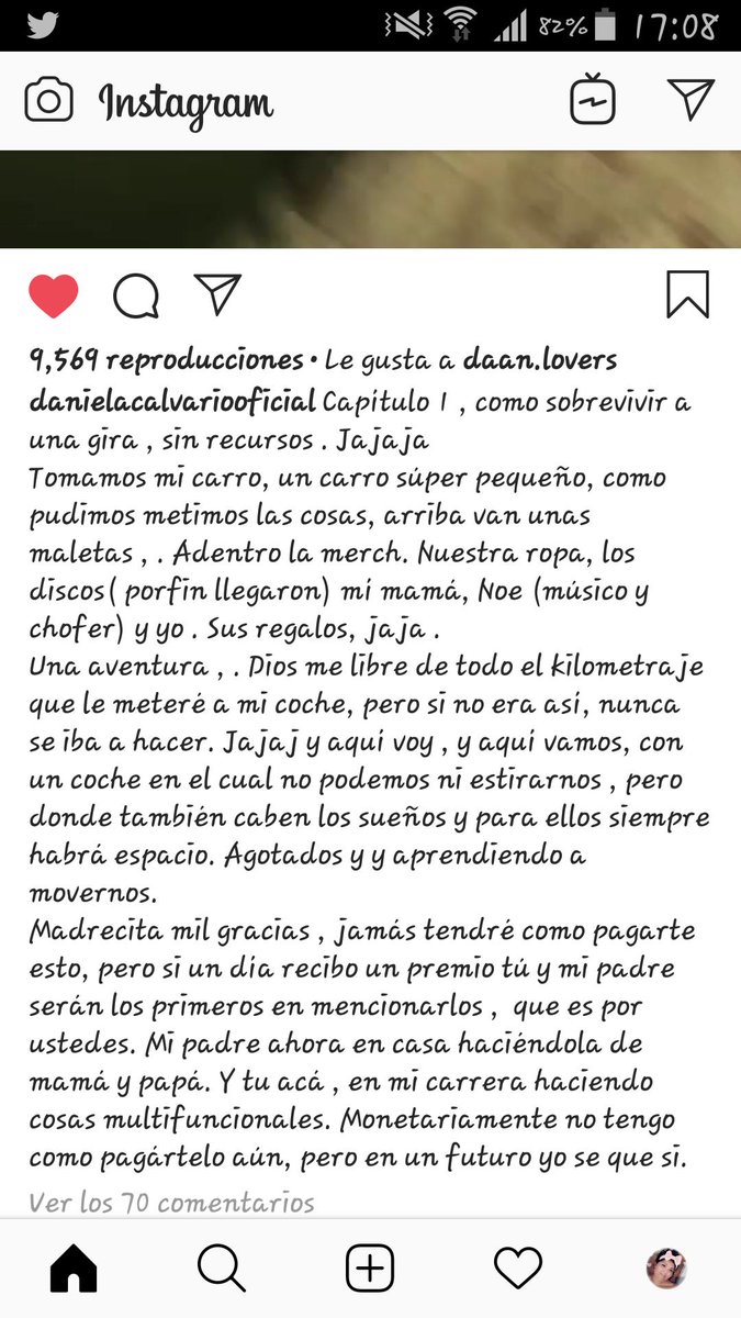 VeritoyEmma's tweet photo. Capítulo 1 de los mil q tendrás q vivir @DaaN_Free estas demostrando lo talentosa q sos no importa las condiciones en las q haces de todo por mostrarle al mundo entero tu MÚSICA,TUS SENTIMIENTOS PLASMADOS EN UNAS CANCIONES ESO Q SALE DESDE TU CORAZÓN.. HUMILDAD AL 100 😉😊🙊👀👍 https://t.co/jiQpNJKQCT