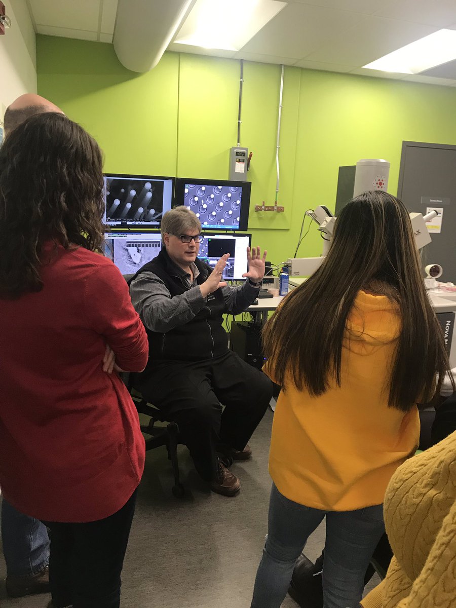 umanitoba's tweet photo. Loads of fun at #SETDay2019! From bridges to nanoparticles to biomechanics and more...love seeing the excitement for science, engineering and technology in these high school students. #umanitoba https://t.co/NTdZaswE42
