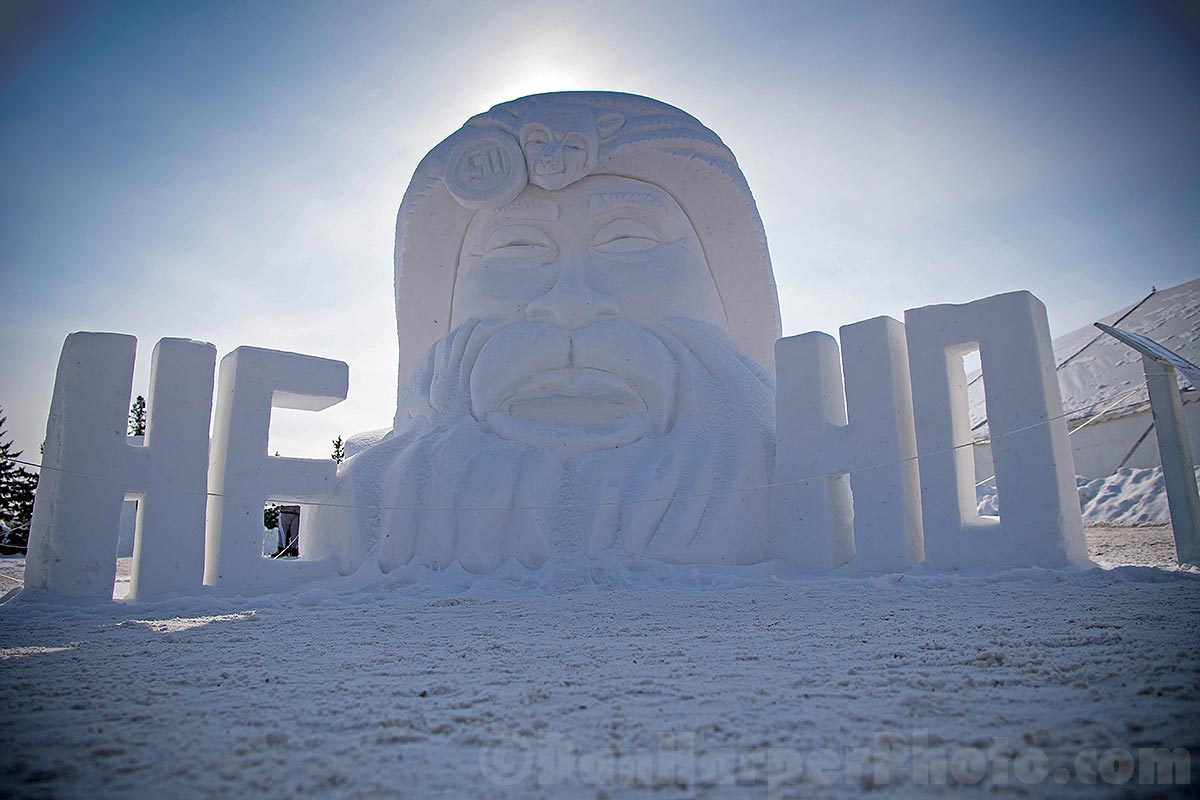 The #snowsculptures at @FDVoyageur are amazing this year thanks to the weather and great sculptors!!! #Fdv50 #festivalduvoyageur #exploremb #explorewpg