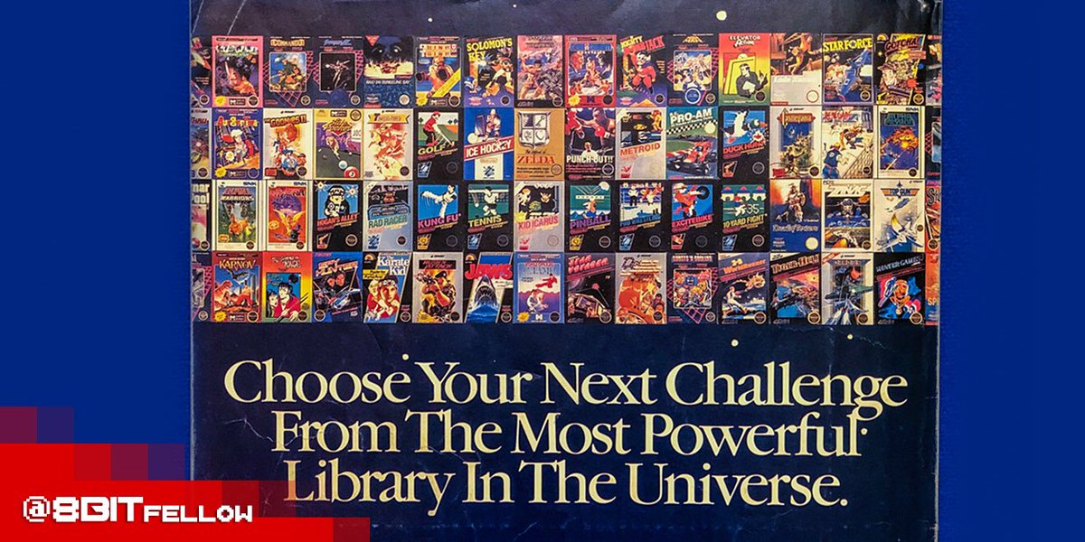 8bitfellow's tweet photo. In case you have ever woke up one day and said “I wish I knew what was on the BACK cover to the first issue of Nintendo Power”, I’m here to grant your wish.
#nintendopower #nes #nintendo #retrogames #retrogamer #retrogaming #videogames #retrogamingcommunity #gamers #gaming https://t.co/bOulDvIXHk