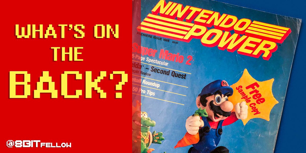 8bitfellow's tweet photo. In case you have ever woke up one day and said “I wish I knew what was on the BACK cover to the first issue of Nintendo Power”, I’m here to grant your wish.
#nintendopower #nes #nintendo #retrogames #retrogamer #retrogaming #videogames #retrogamingcommunity #gamers #gaming https://t.co/bOulDvIXHk
