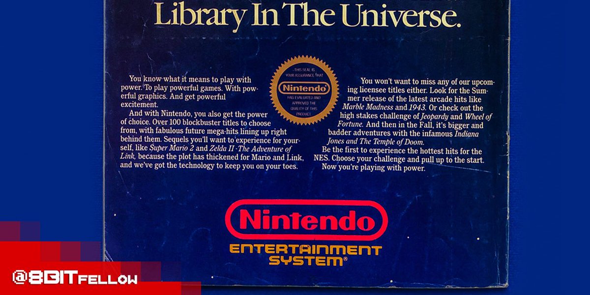 8bitfellow's tweet photo. In case you have ever woke up one day and said “I wish I knew what was on the BACK cover to the first issue of Nintendo Power”, I’m here to grant your wish.
#nintendopower #nes #nintendo #retrogames #retrogamer #retrogaming #videogames #retrogamingcommunity #gamers #gaming https://t.co/bOulDvIXHk
