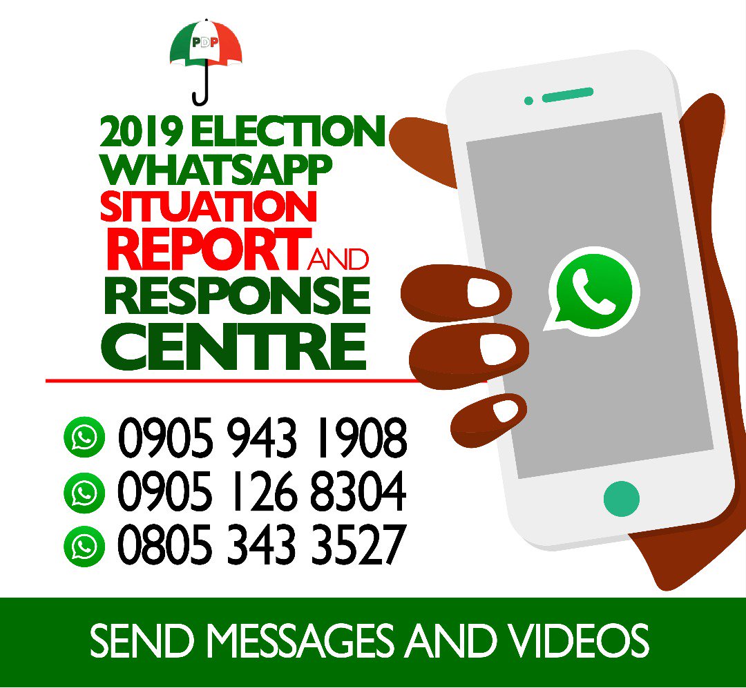 DavidNeele's tweet photo. Send in pictures and videos of any incidence at your polling unit
#ElectionNotWar
#ElectionFraudAlert
#NigeriaDecides2019 https://t.co/i7v3JalpXm