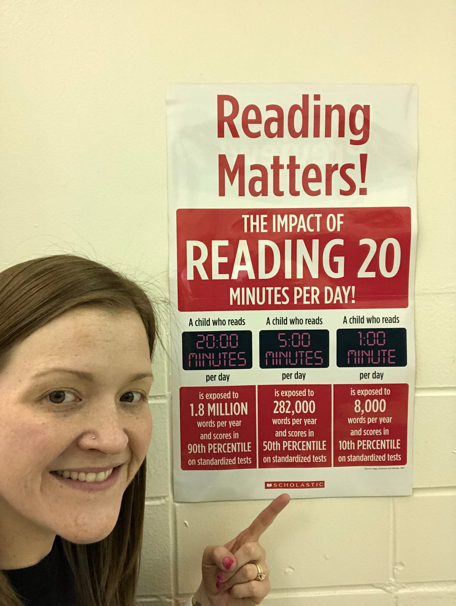 Spread the word Falcons! Reading Matters!! #readfor20 #D161Learns <a href="/ParkerJrHigh/">Parker Junior High</a> <a href="/D161Supe/">Dr. Smith</a>
