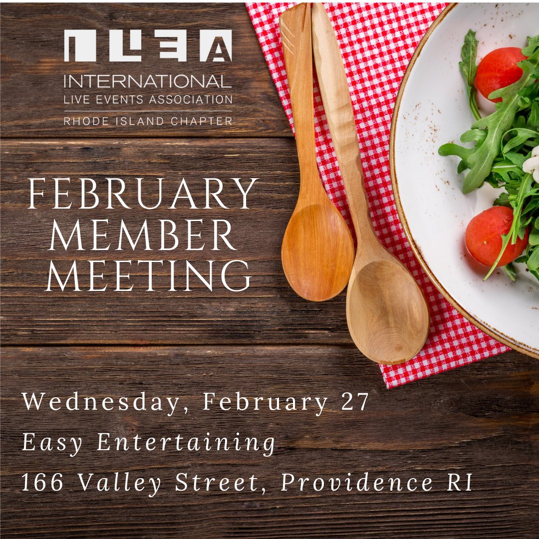 Join us! <a href="/ILEA_RI/">@ILEA_RI</a> Taste Sip and Meet next Wednesday 2/27 with <a href="/EEntertaining/">EasyEntertaining Inc</a> last chance to sign up now! #myilea #foodnetworking #specialevents #food #cocktail #happyhour #networking #ileari