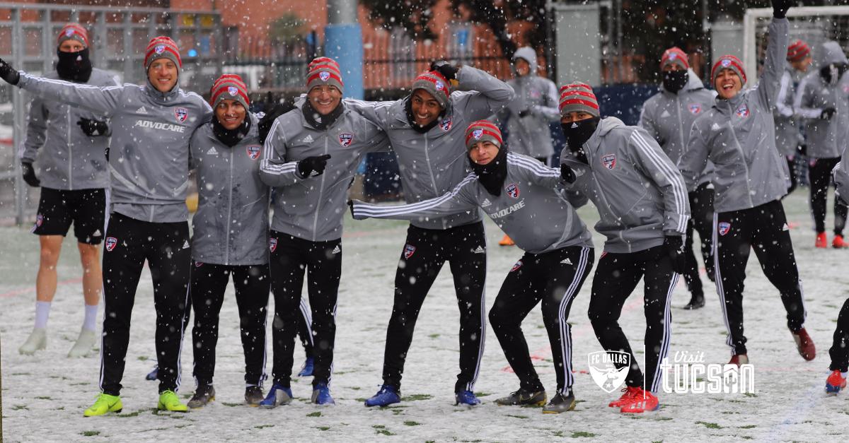 Snow buddies. ☃️ #FCDPreseason x @VisitTucsonAZ