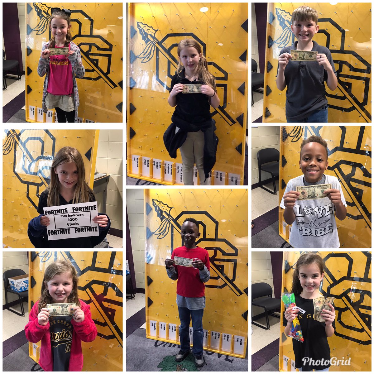 oakgrovelower's tweet photo. Check out some of our Friday Plinko jackpot winners!! We’re going into our last week of the Universal Studios raffle!!  One more week to win BIG and support OGLE PTO!! #ogle23 #oglerocks #plinko https://t.co/H3ScF1ZbYK