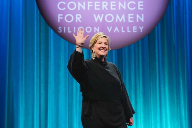 wtrmrk's tweet photo. "Courageous leaders are never silent around hard things. Your job as a leader is to bring into words what's happening but isn't being named."  @BreneBrown #WatermarkConf https://t.co/GaCaW23WcY