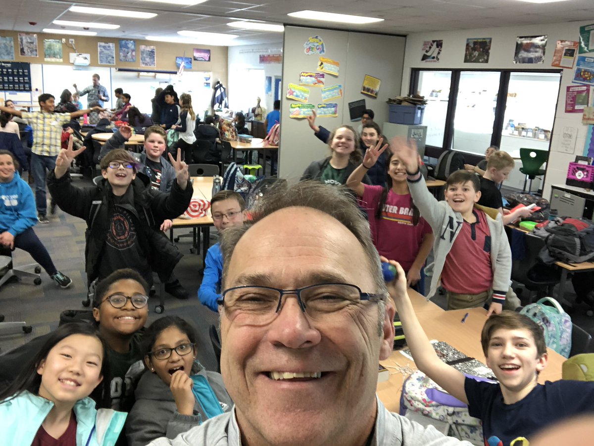 docsmatthews's tweet photo. I had a great time as Ms. Baranek’s sub in 6th grade today. We talked about population density and distribution. Great @NCSD students! TY to the @NoviEdFound for supporting our great teachers! #NoviPride https://t.co/CDZR3zx46e