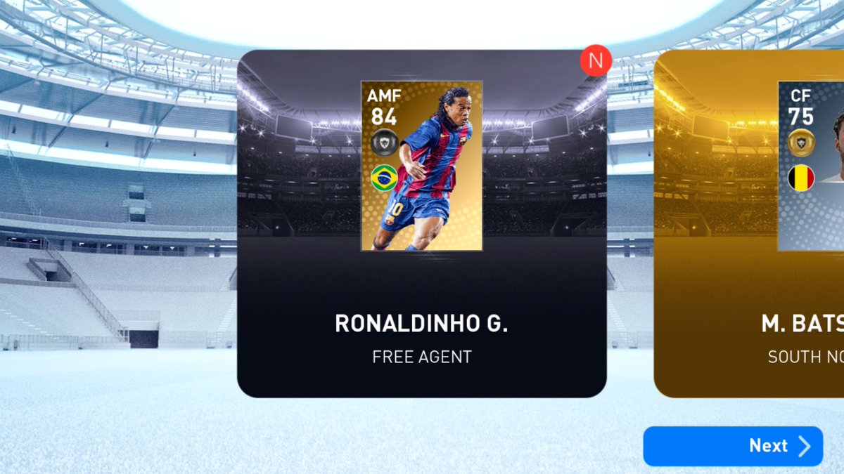 TechToUse2's tweet photo. @officialpes #ronaldinho #PlayingIsBelieving thanks pes❤️❤️ https://t.co/rW8SHva1nK