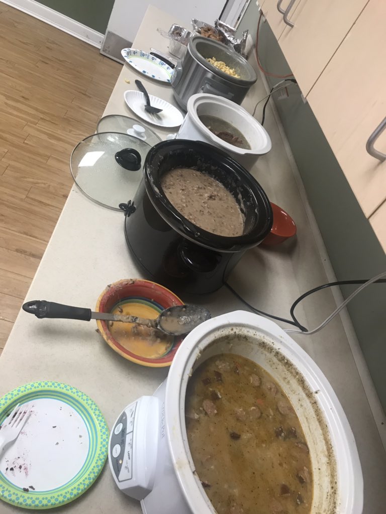 bmullins24's tweet photo. Feasting at The Home Depot 4655 today.  Fried Catfish, Pulled Pork, and all the fixings.  Great food for great folks! #D207Pride https://t.co/dHU3zcXvAz