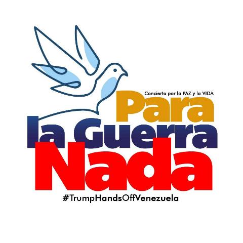 #ConciertoPorLaPazYLaVida 
#TrumpHandsOffVenezuela