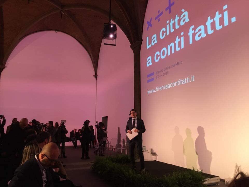 sarafunaro's tweet photo. @DarioNardella presenta il bilancio di fine mandato del @comunefi. 95% cose fatte nel mandato (83% fatte e 12% in corso) #coseconcrete
https://t.co/iGlW7dUNdw https://t.co/E6yeYe2COc