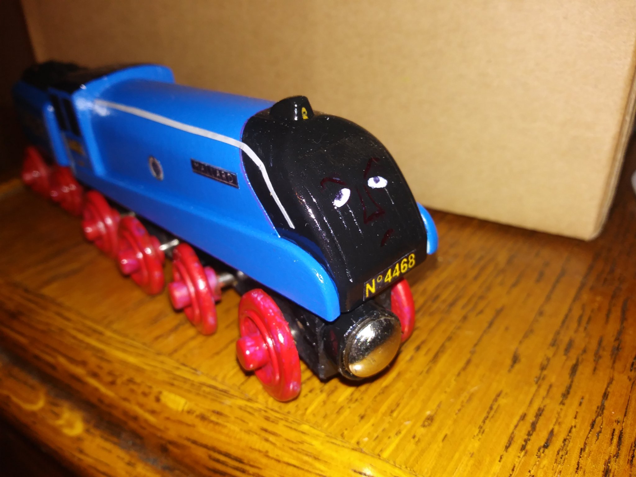 mallard wooden train
