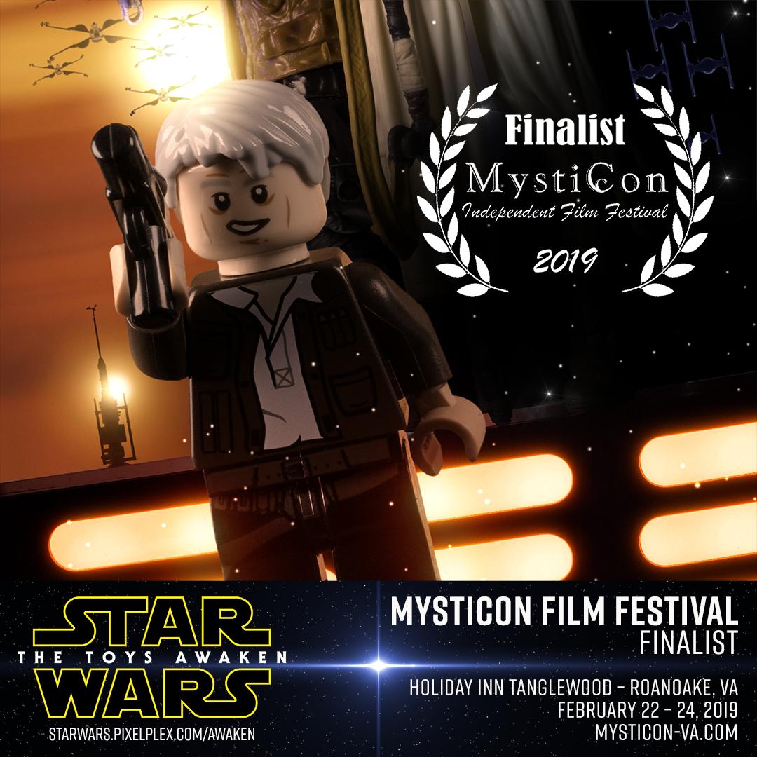 SWToyStories's tweet photo. #StarWars: #TheToysAwaken (Director's Cut) and #TheRogueOne: #AStarWarsToyStory are both screening at the @MystiCon Independent #FilmFestival today in Roanoke, VA! And THE TOYS AWAKEN is a FINALIST! Thanks, #Mysticon! Link to screening details below.
https://t.co/NhYsT1ixWS https://t.co/RvQ7Rofn9c