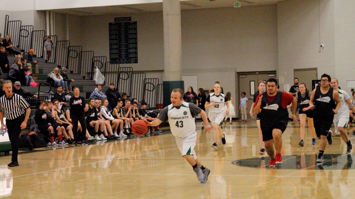 TCS_Hoops's tweet photo. Just Thankful to play! Fossil Ridge vs Loveland - Unified Game.  A special moment to see the smiles on these kids.  Props to the students, teachers/coaches for both schools that help make these opportunities happen.  BTW Fossil Won! @kmanleyEIS @FossilRidgeHS @lhstweets https://t.co/JXOw4bHo87