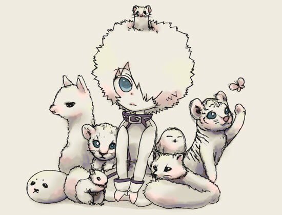 白い動物のtwitterイラスト検索結果 古い順