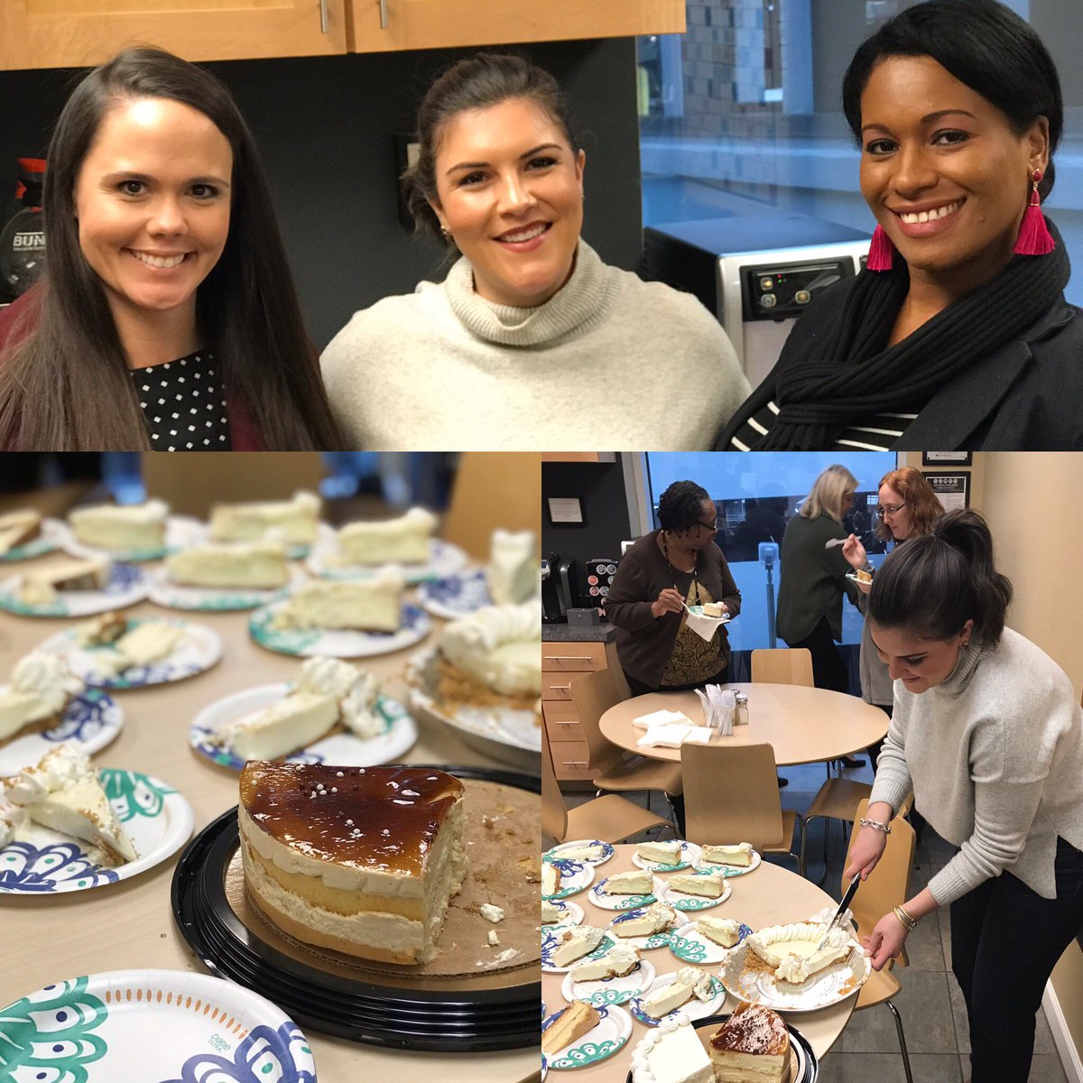 AriAptMgmt's tweet photo. Celebrating February birthdays in the office today! 🎉🍰😋
#recmlife #tccteam #hbd #friyay #workfamily https://t.co/OnaScsl55O