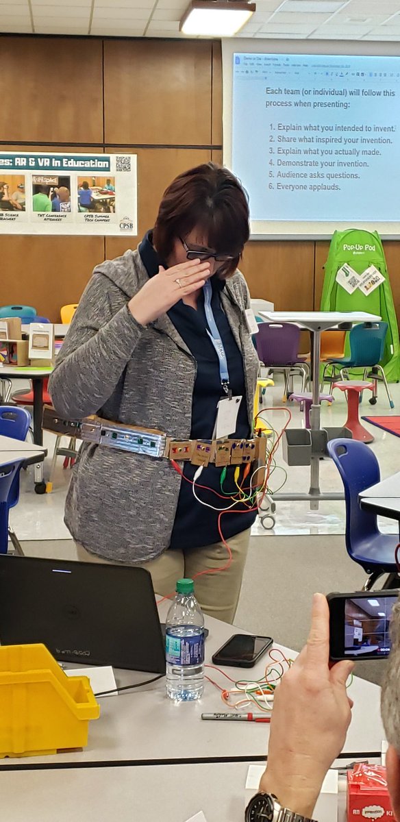#makeymakey prototype to real world problems <a href="/CPSB_TTC/">CPSB Tech Training</a> #cpsbmakeymakey #edtech #technology