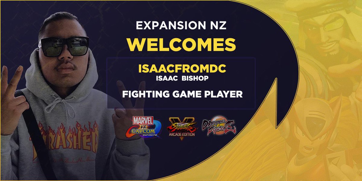 FlightlessESP's tweet photo. Happy to announce @IsaacfromDC has joined the team!
Coming on as our main fighting game player, he has seen huge success across the board and looks to continue it this year!
Catch him today at Hambats.
#ENZWIN #ISAACWIN #NZFGC #HAMBATS https://t.co/V8hhJLgozM