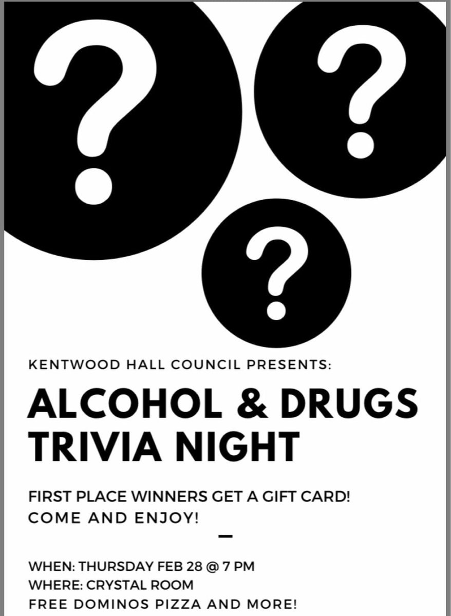 Be sure to come to the Trivia night for a chance to win a Gift card!