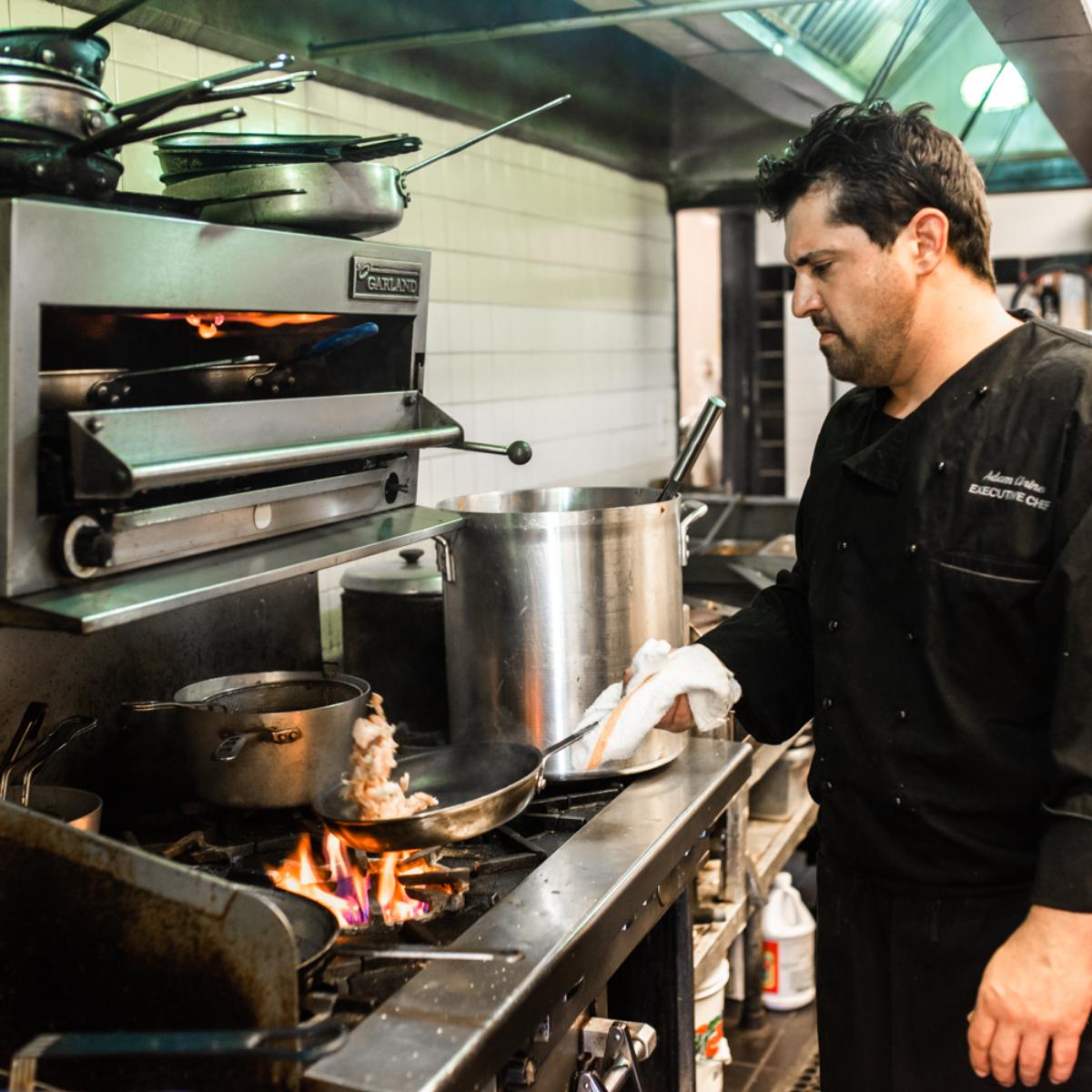 SlimCirins's tweet photo. It takes a great chef to create our dishes, so we're thankful to have Adam in the kitchen. https://t.co/C2Y64XUXNJ