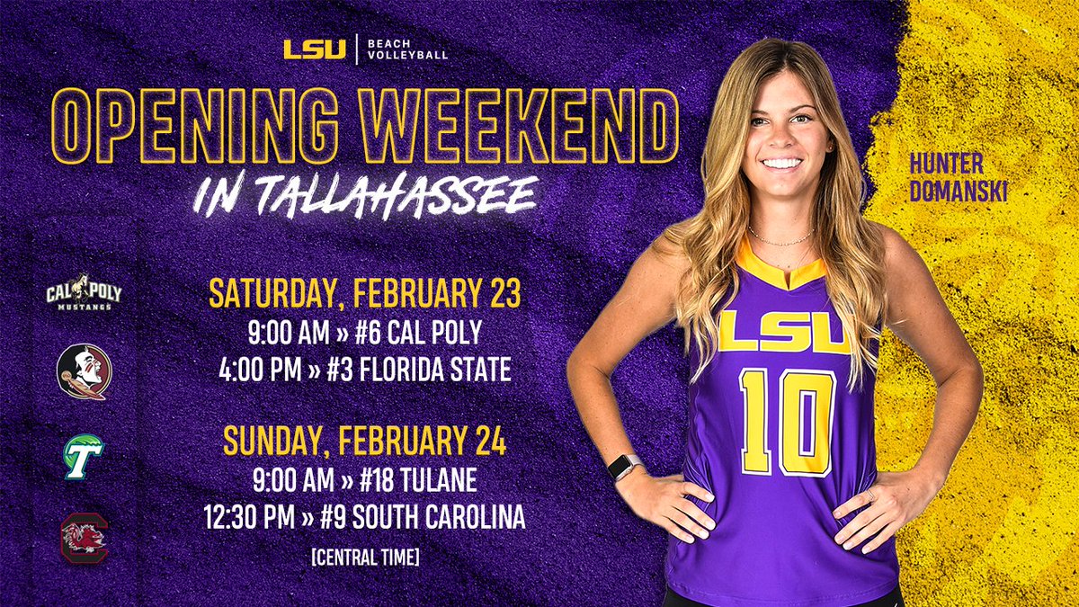 LSU Beach Volleyball tweet media