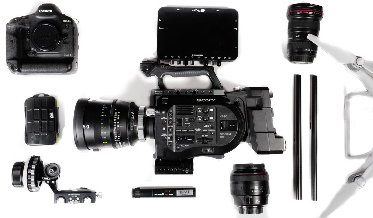 Tools of the trade. In our field you have to be ready for anything. We have Part 107 certified pilots, talented DP’s, and exceptional photographers on staff to bring your project to life.