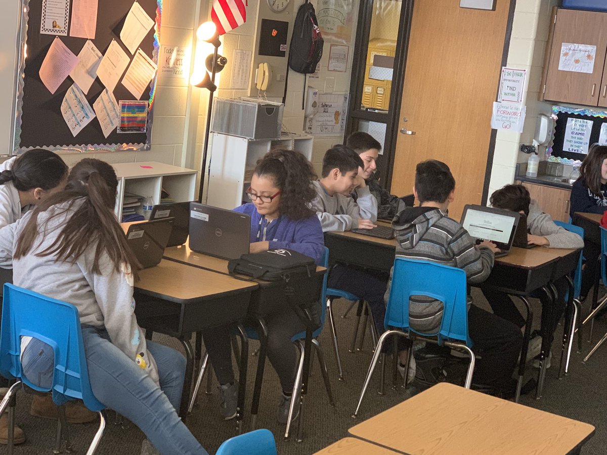 MsEricaSchulze's tweet photo. Today we used the #SOSstrategy of PMI and combined it with the #QLN strategy of “Experience before Label” to evaluate commercials and discuss strategies used to grab the audiences attention. Students are gearing up to create their own commercials next week! #lakeviewschool54 #DEN https://t.co/sxqR5QFfeC