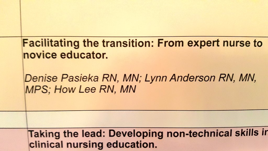 dee_rn317's tweet photo. Great discussion about supporting #nurse educator transition with faculty navigation! Thanks for the great questions! #wnrcasn2019 #ualberta #nursing https://t.co/6uXxN081Ft