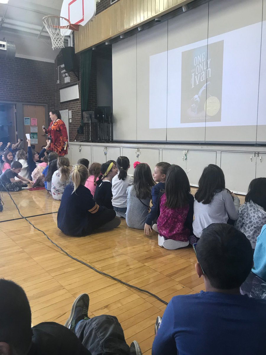 D96Reading's tweet photo. Hollywood students chose The One and Only Ivan by Katherine Applegate  for our One Book, One Hollywood this year!   #huskypride  #d96inspires https://t.co/Wy5Qxn5aq4