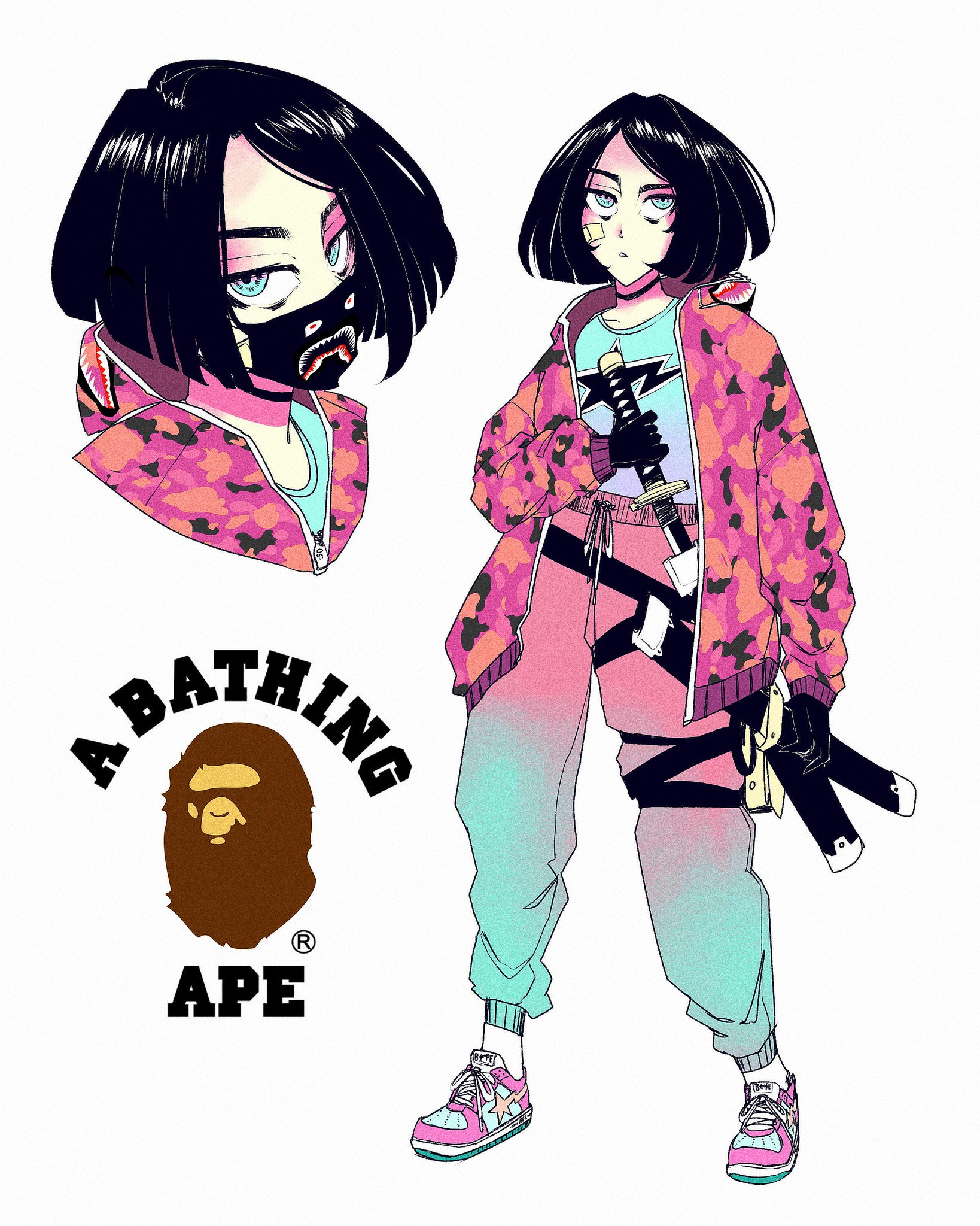 A Bathing Ape Minecraft Skin