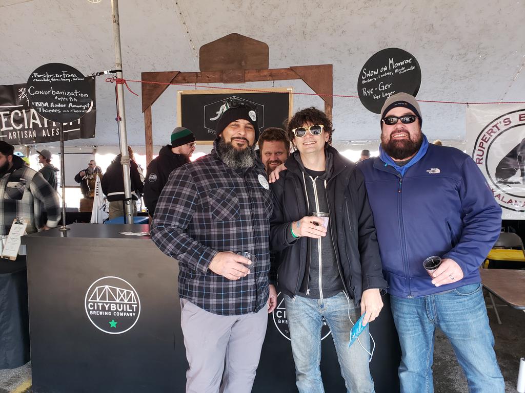 PhoenixRefrig's tweet image. #winterbeerfest @MiBrewersGuild @CityBuilt we are having fun now!