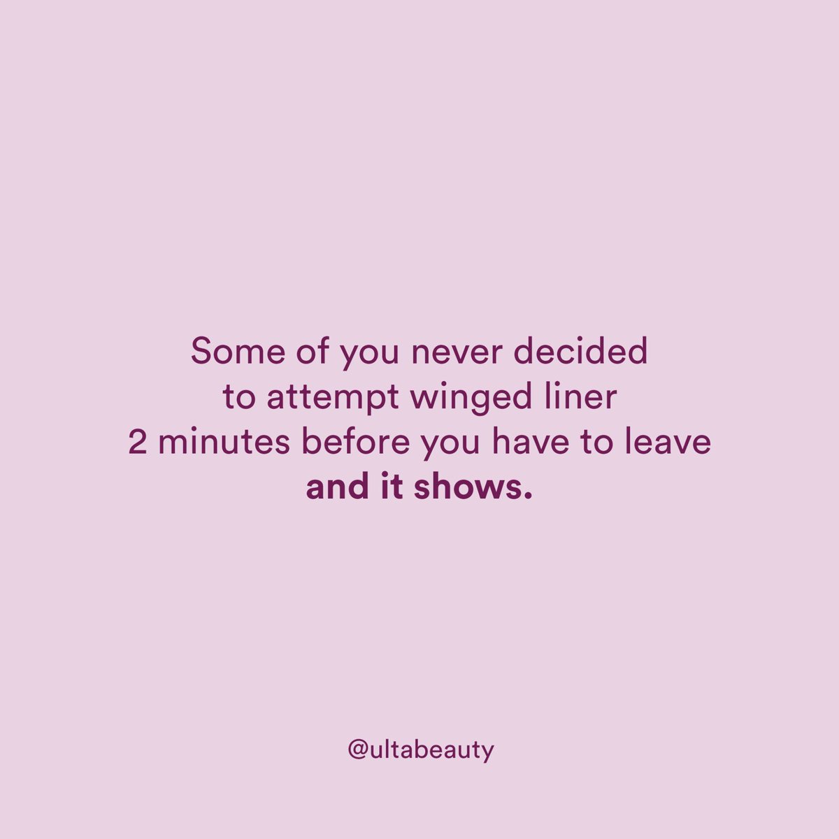 ....but it seemed like a good idea at the time 🤷‍♀️😅

RT if you can relate #ultabeauty